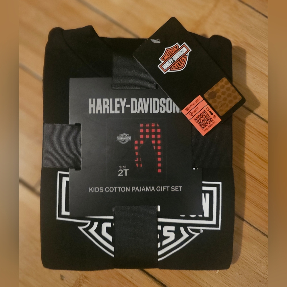 Harley-Davidson Black Kids Pajama Set